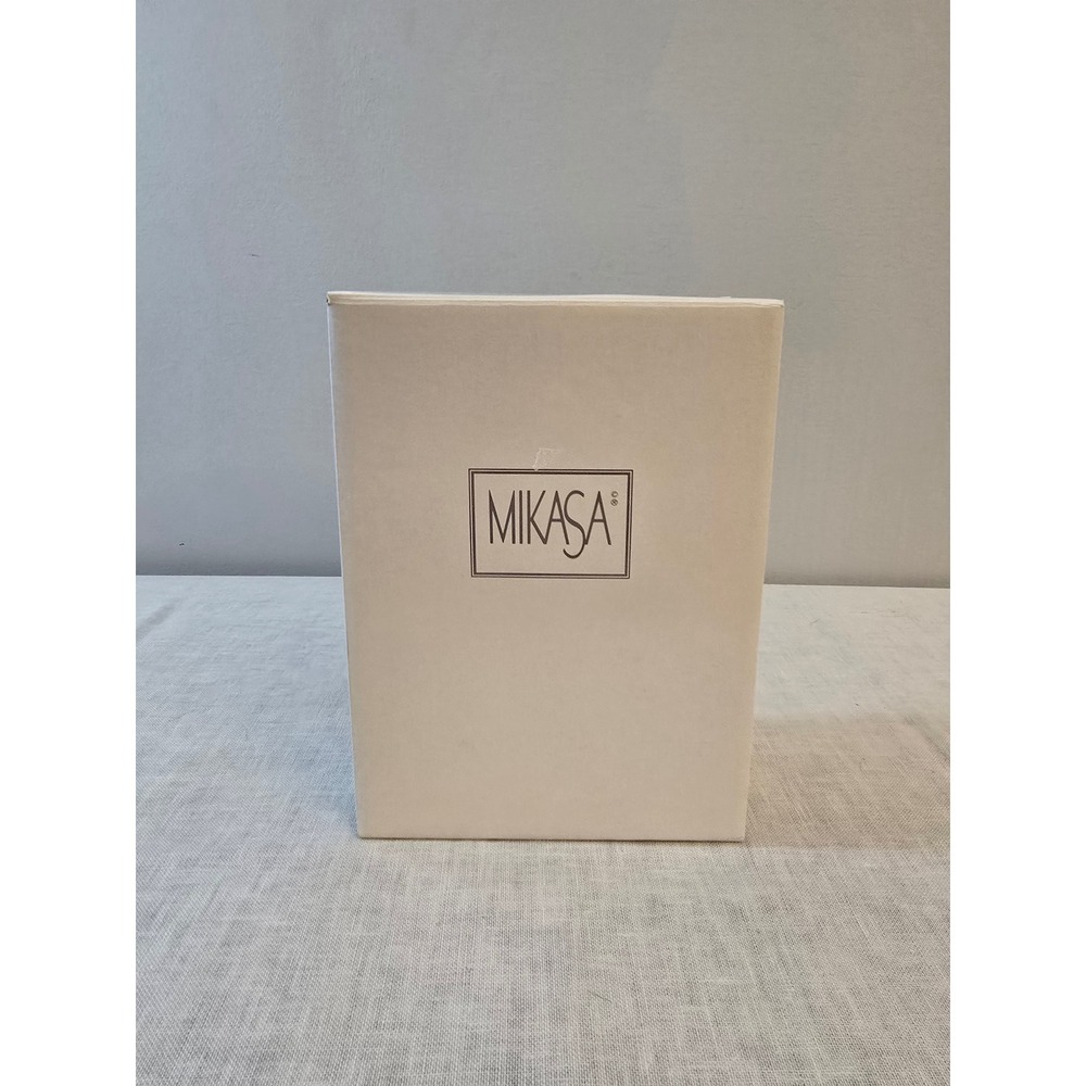 Mikasa Icicles Candleholder Pair Clear Glass SN047/339 8" NIB - Picture 3 of 5